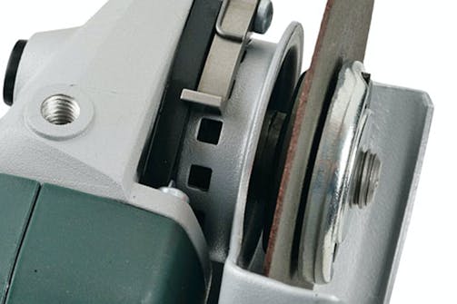 Vinkelsliber: Sikkerhedsskærmens indstilling Vinkelsliber: Sikkerhedsskærmens indstilling